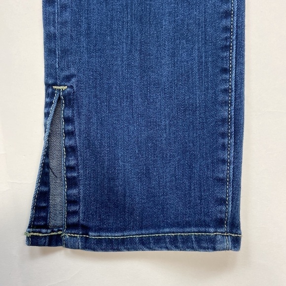 Anthro Pilcro and the Letterpress Stet Slit Hem Mid-Rise Cropped Jeans - Picture 5 of 16